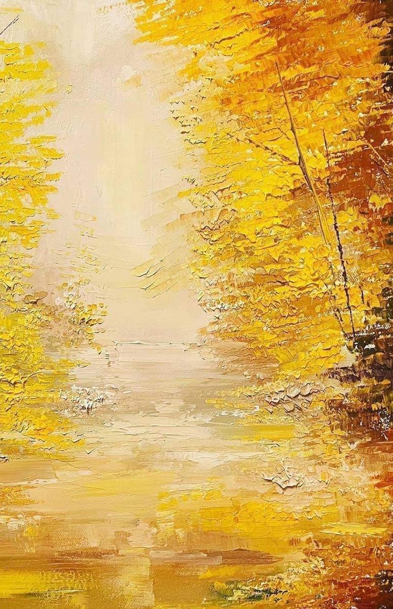 Original Impressionism Landscape Painting by Narinart Armgallery