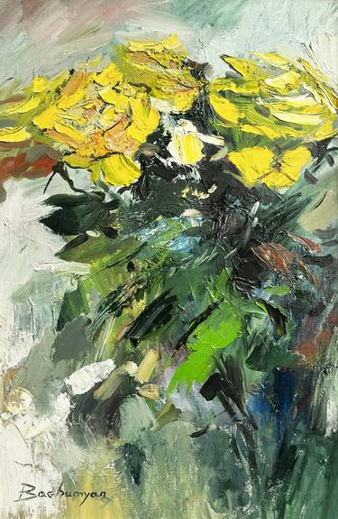 Vahe Bagumyan/Yellow abstract roses thumb