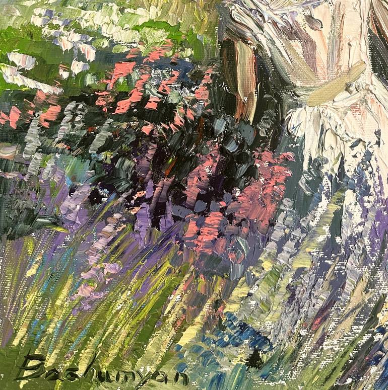 Original Impressionism Botanic Painting by Narinart Armgallery