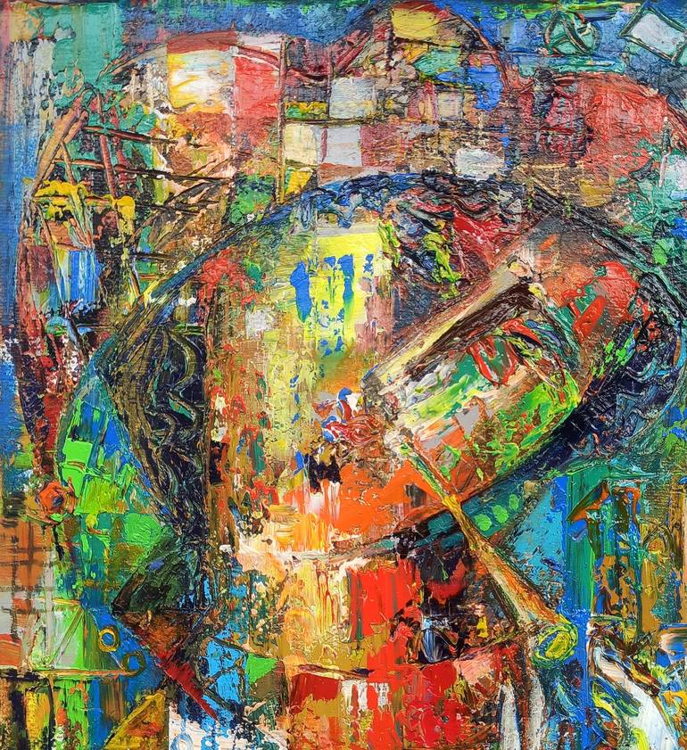 Original Abstract Portrait Painting by Narinart Armgallery