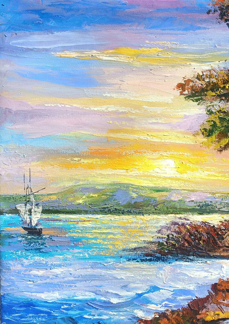 Original Impressionism Landscape Painting by Narinart Armgallery