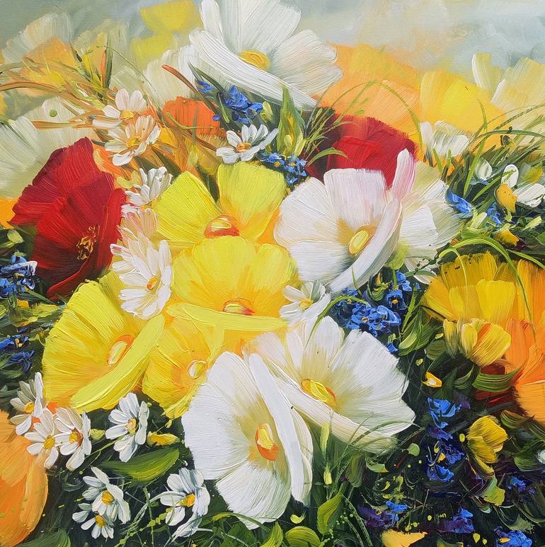 Original Modern Floral Painting by Narinart Armgallery