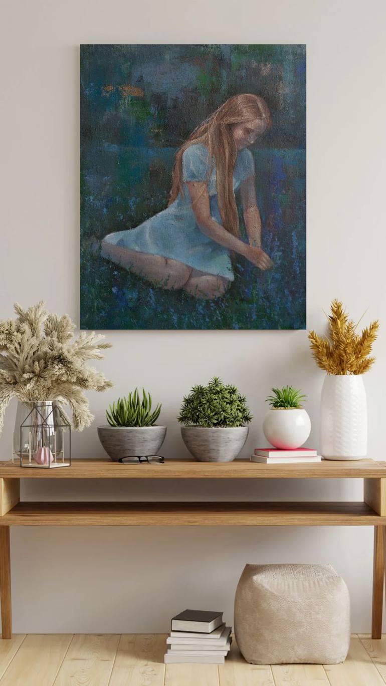 Original Impressionism Garden Painting by Narinart Armgallery
