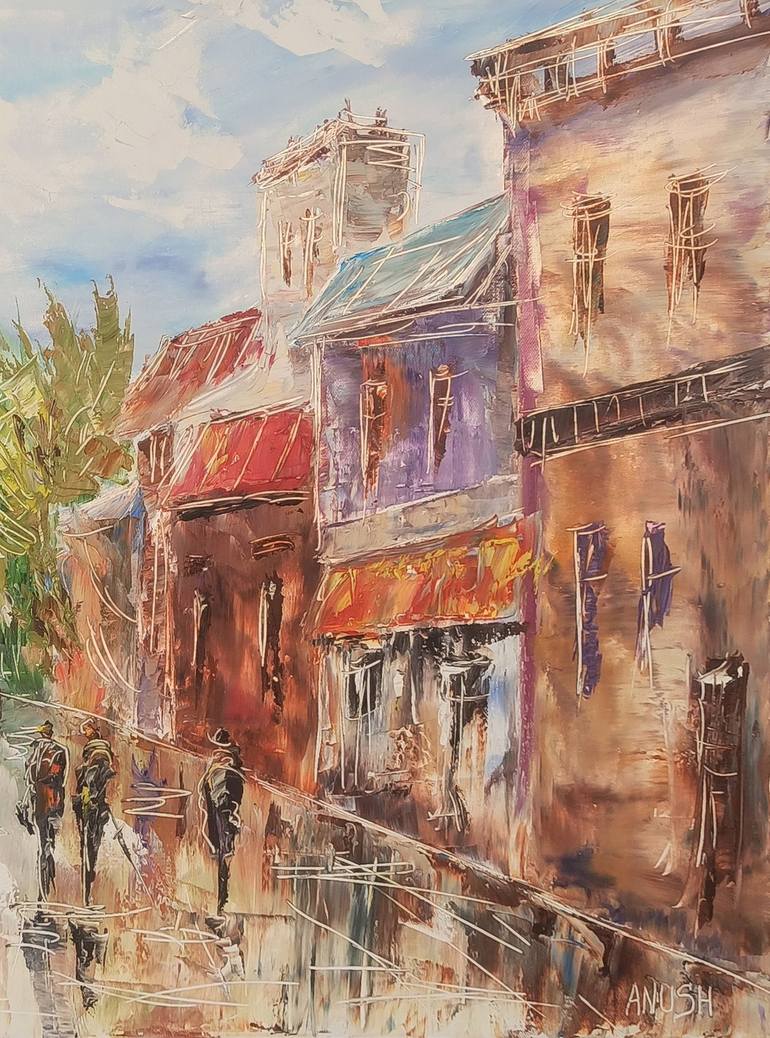 Original Impressionism Cities Painting by Narinart Armgallery