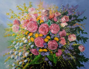 Original Realism Floral Paintings by Narinart Armgallery