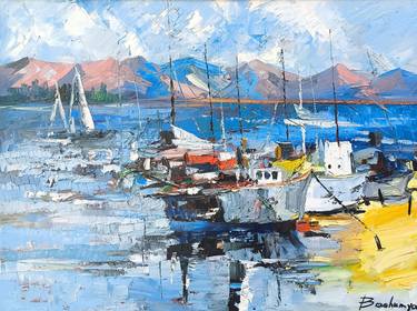 Original Impressionism Seascape Paintings by Narinart Armgallery