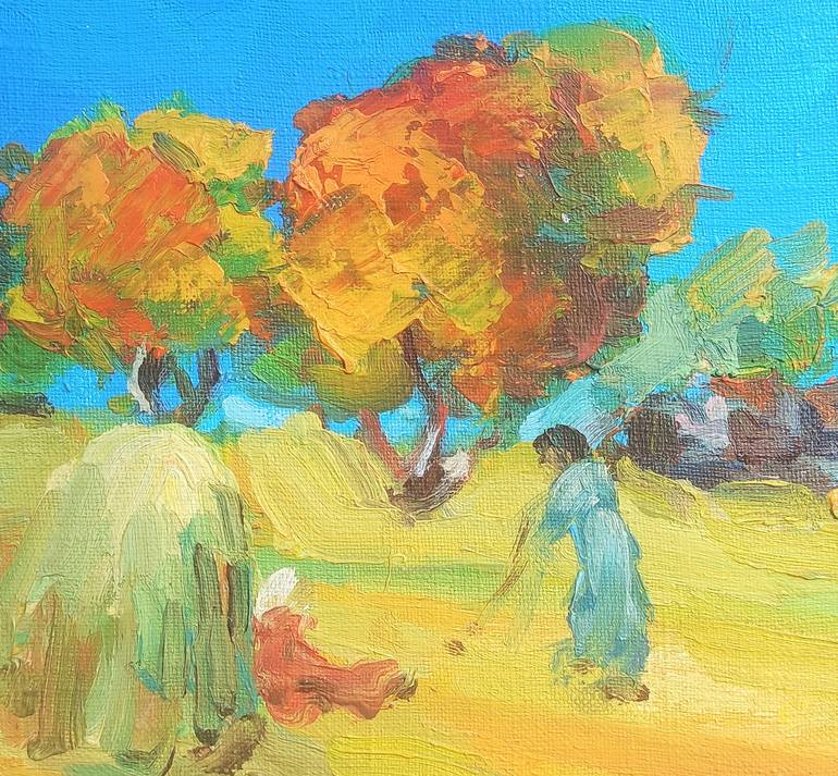 Original Impressionism Landscape Painting by Narinart Armgallery