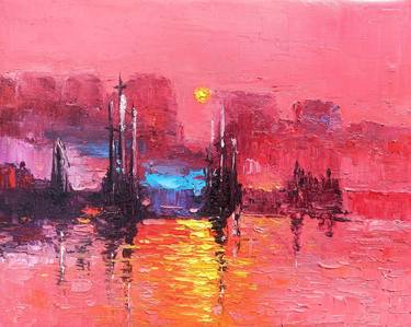 Narek Qochunc/Crimson Dusk on the Waterfront thumb