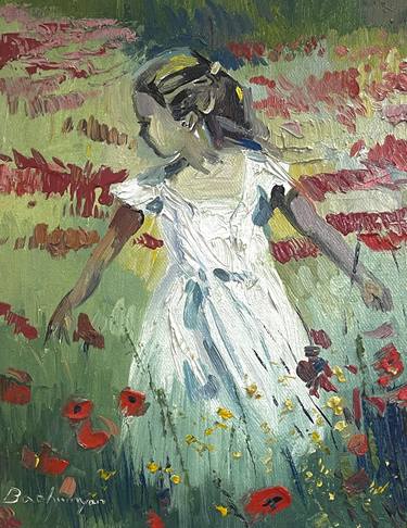 Vahe Bagumyan/Little Girl in Poppies Field thumb