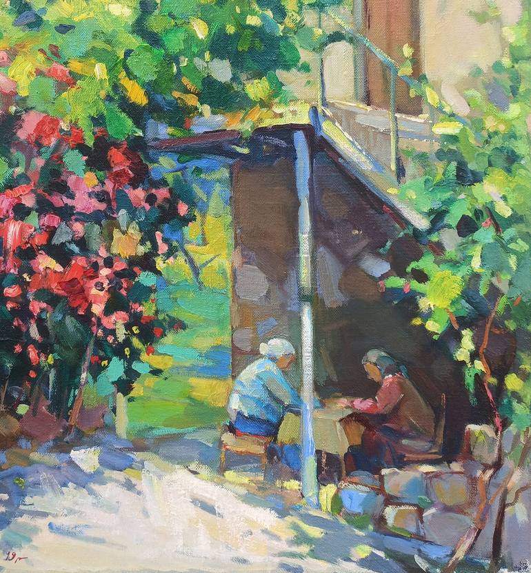 Original Impressionism Rural Life Painting by Narinart Armgallery