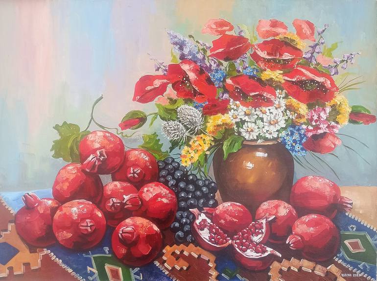 Original Impressionism Still Life Paintings by Narinart Armgallery