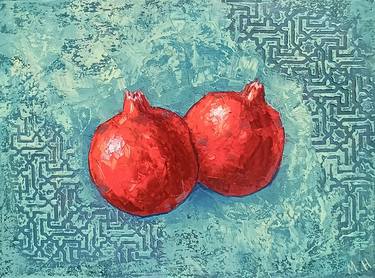 Hasmik Mamikonyan/Pomegranates: A Textured Contrast thumb