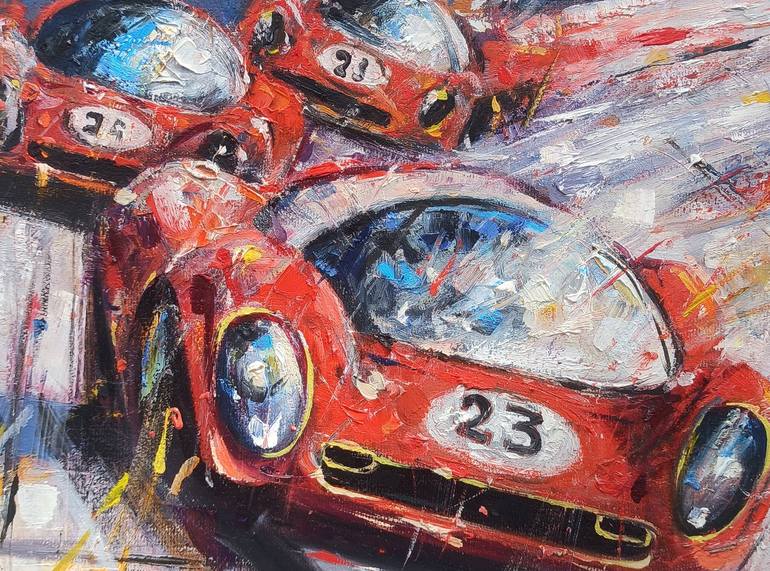 Original Impressionism Car Painting by Narinart Armgallery