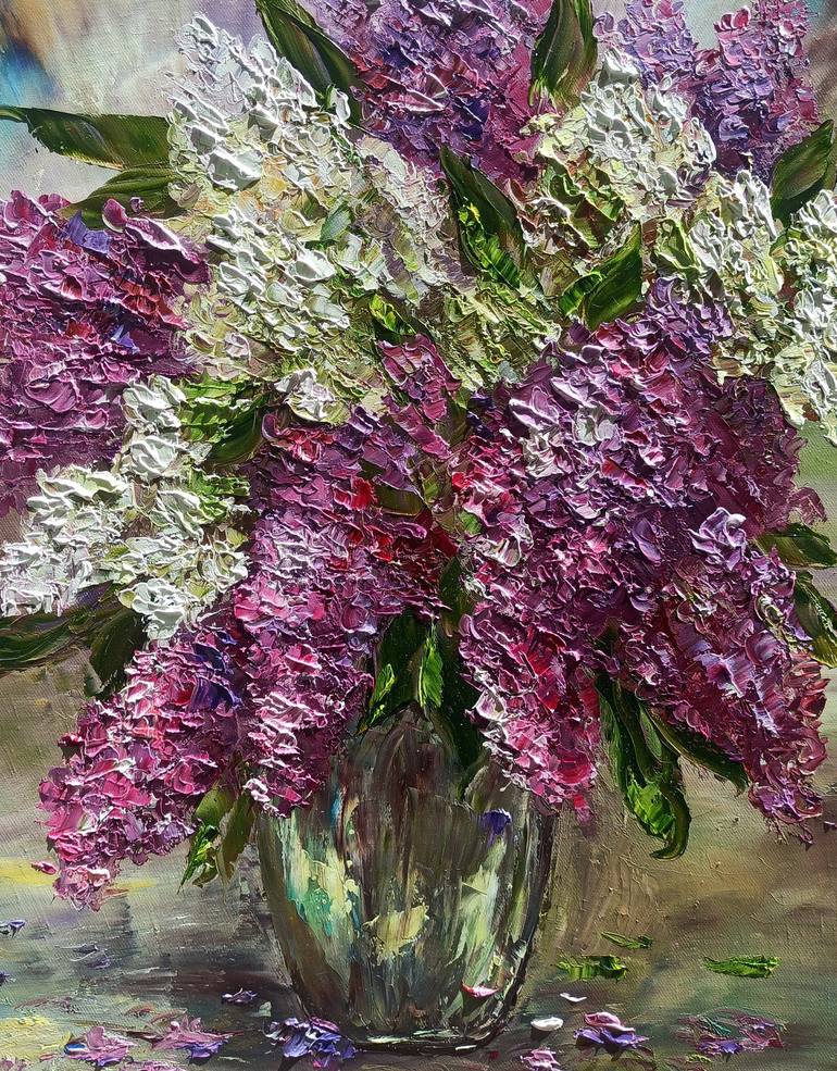 Original Impressionism Floral Painting by Narinart Armgallery