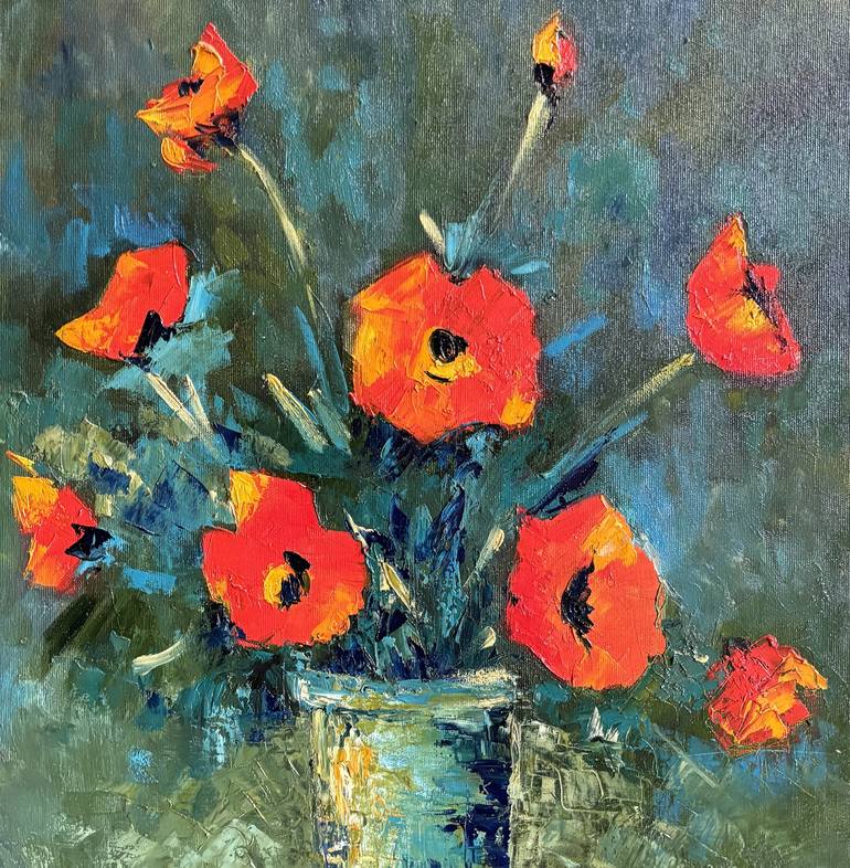 Original Modern Floral Painting by Narinart Armgallery