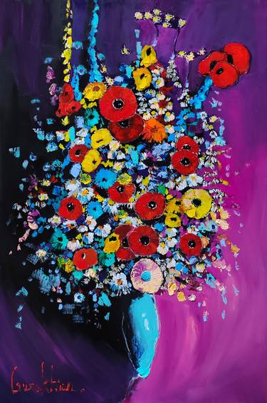 Original Impressionism Floral Paintings by Narinart Armgallery