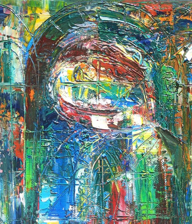 Original Abstract Religion Painting by Narinart Armgallery