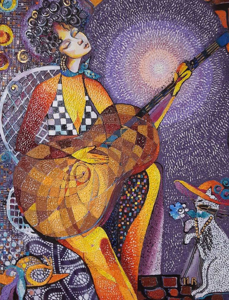 Original Abstract Music Painting by Narinart Armgallery