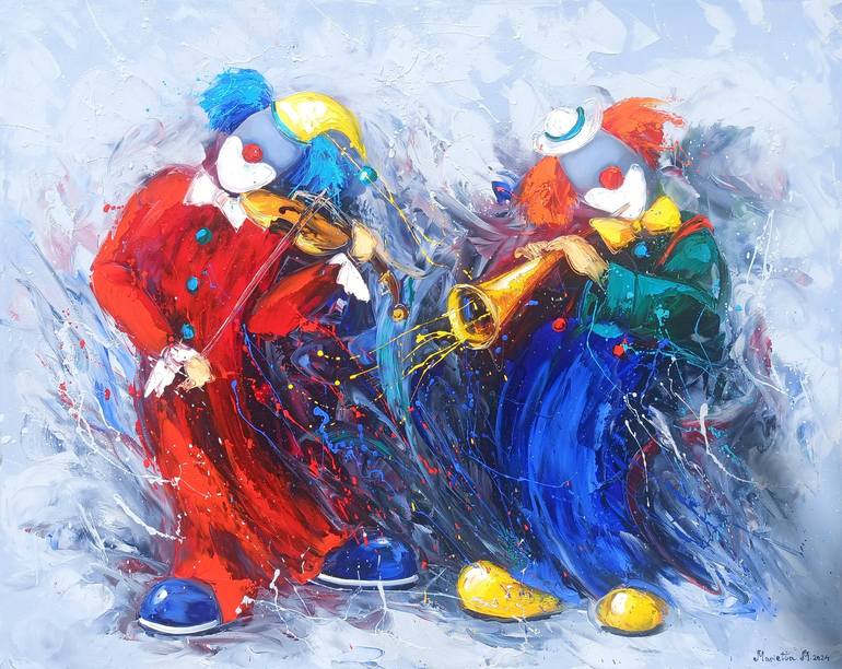 Original Abstract Music Paintings by Narinart Armgallery