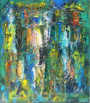 Original Abstract People Paintings by Narinart Armgallery