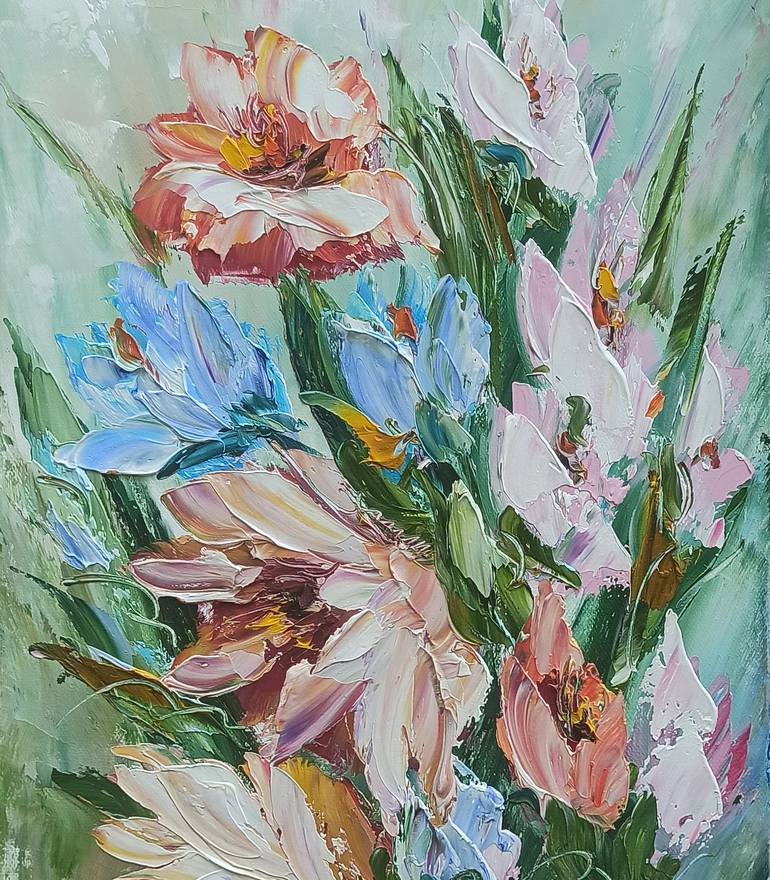 Original Modern Floral Painting by Narinart Armgallery