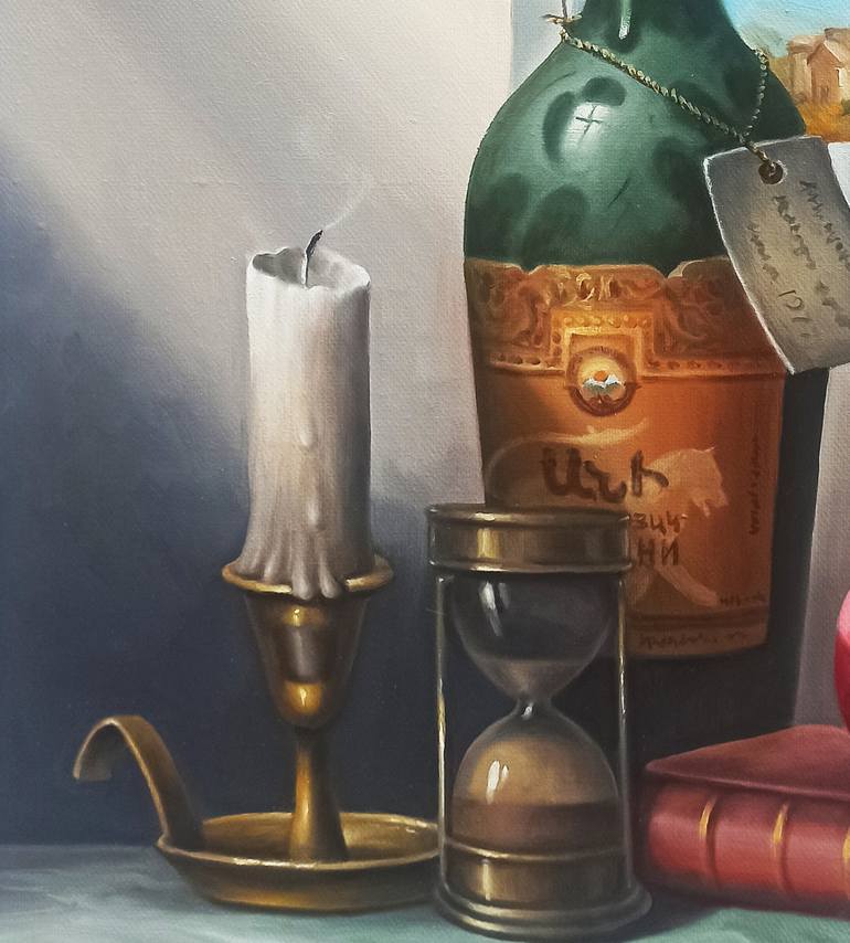 Original Photorealism Still Life Painting by Narinart Armgallery