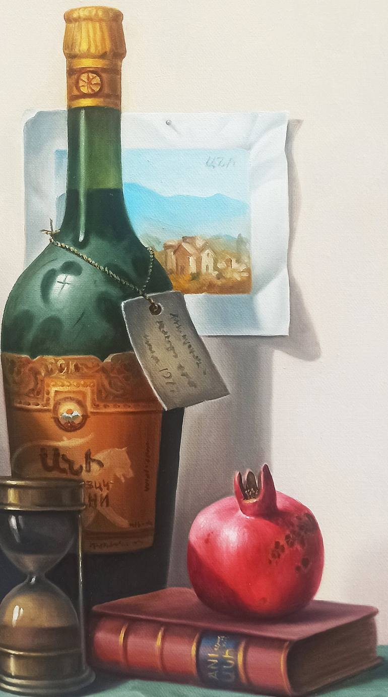 Original Photorealism Still Life Painting by Narinart Armgallery