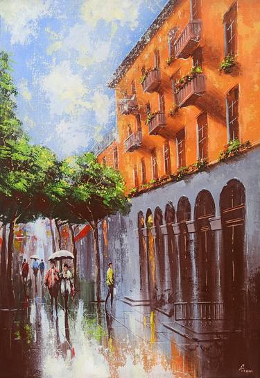 Original Impressionism Cities Paintings by Narinart Armgallery