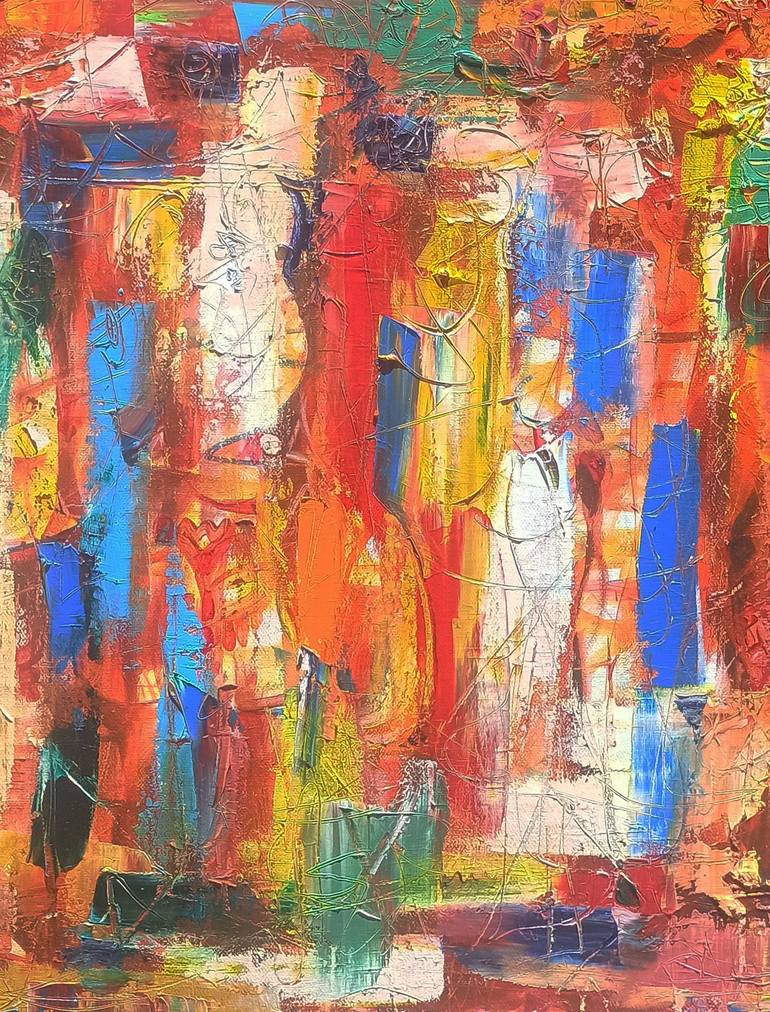 Original Modern Abstract Painting by Narinart Armgallery