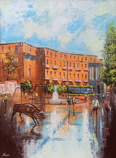 Original Impressionism Architecture Paintings by Narinart Armgallery