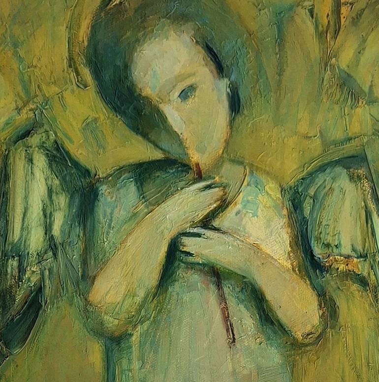 Original Impressionism Religion Painting by Narinart Armgallery