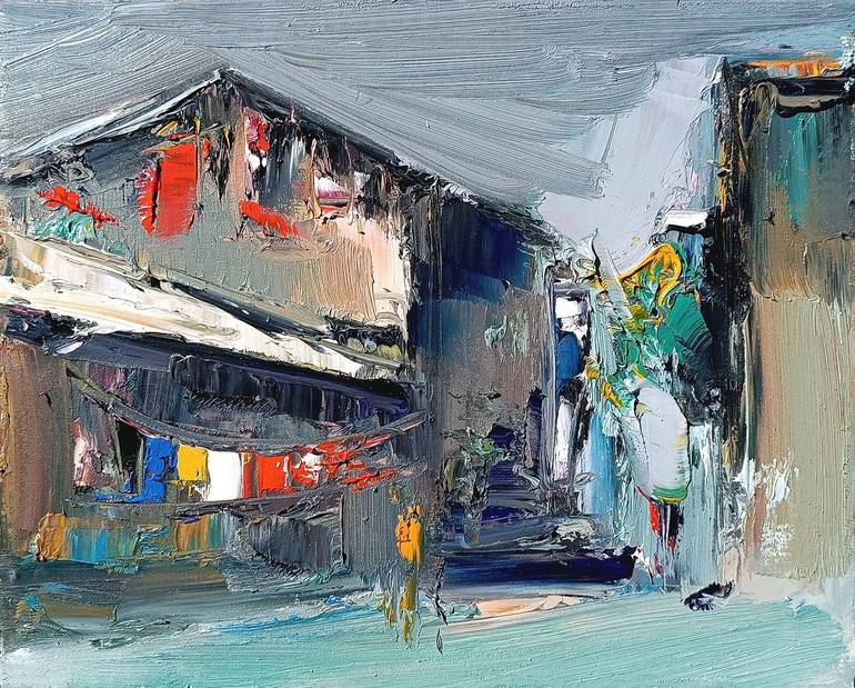 Original Abstract Rural Life Paintings by Narinart Armgallery