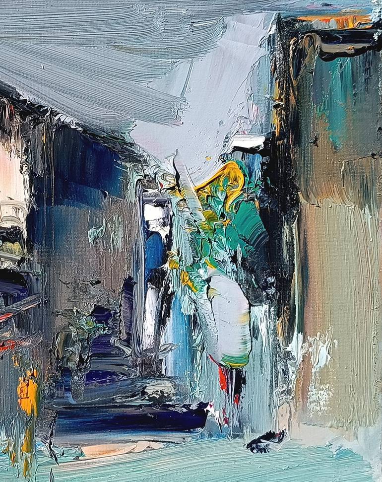 Original Abstract Rural Life Painting by Narinart Armgallery