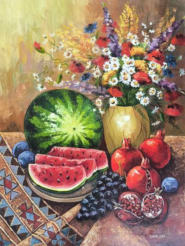 Original Impressionism Still Life Paintings by Narinart Armgallery