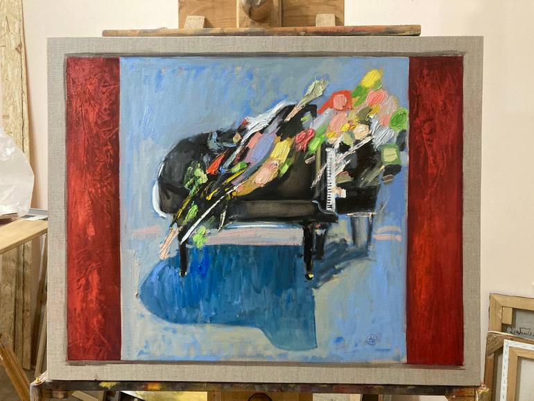 Original Impressionism Music Painting by Narinart Armgallery