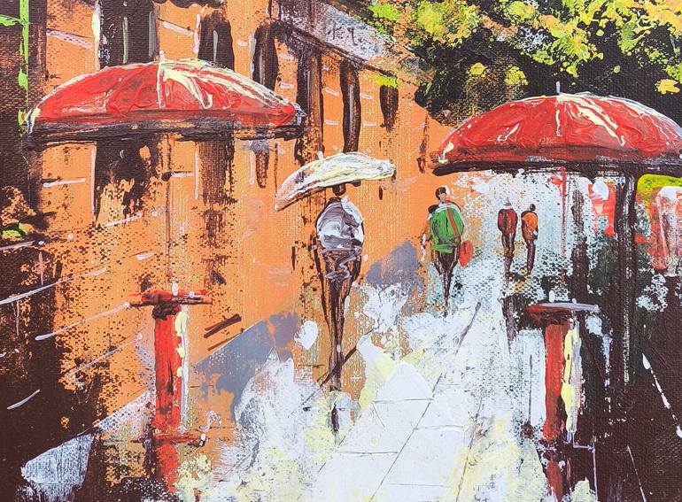 Original Impressionism Cities Painting by Narinart Armgallery