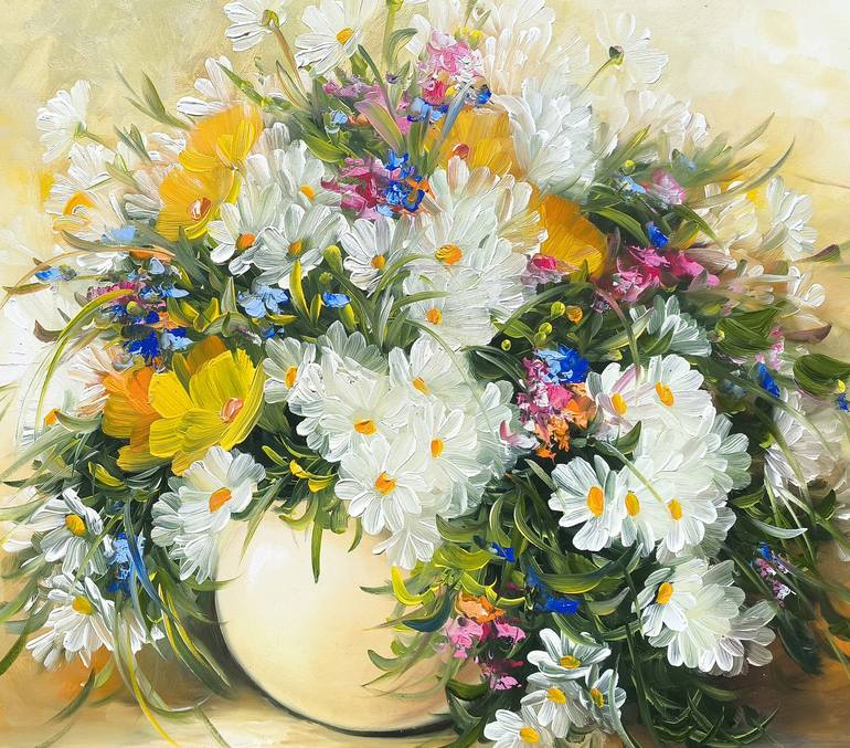 Original Modern Floral Painting by Narinart Armgallery