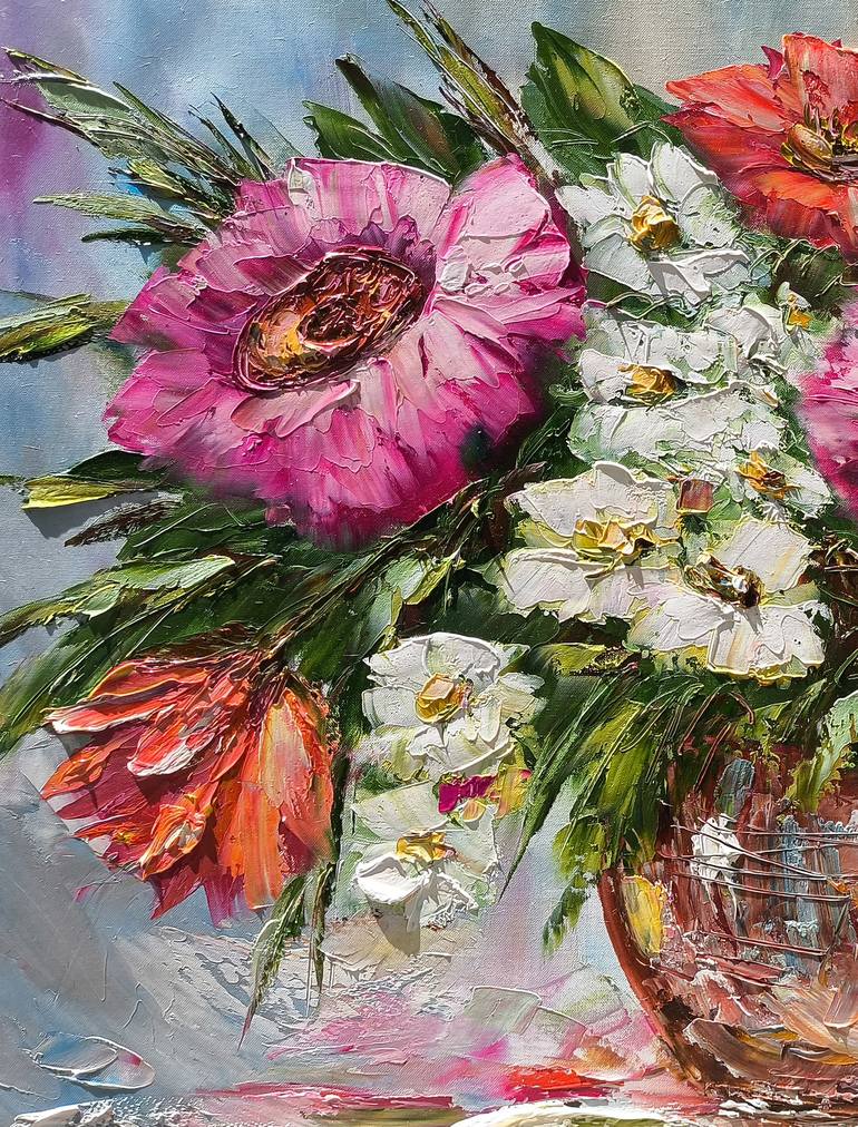 Original Impressionism Floral Painting by Narinart Armgallery