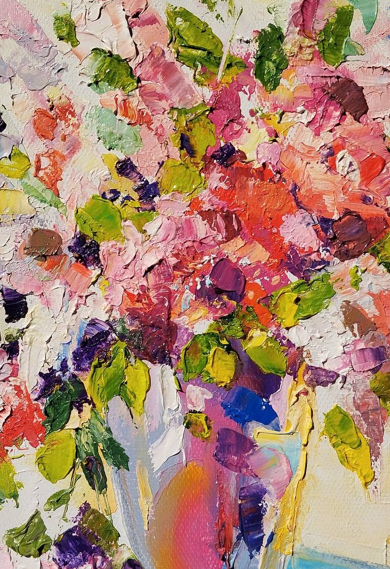 Original Impressionism Floral Painting by Narinart Armgallery