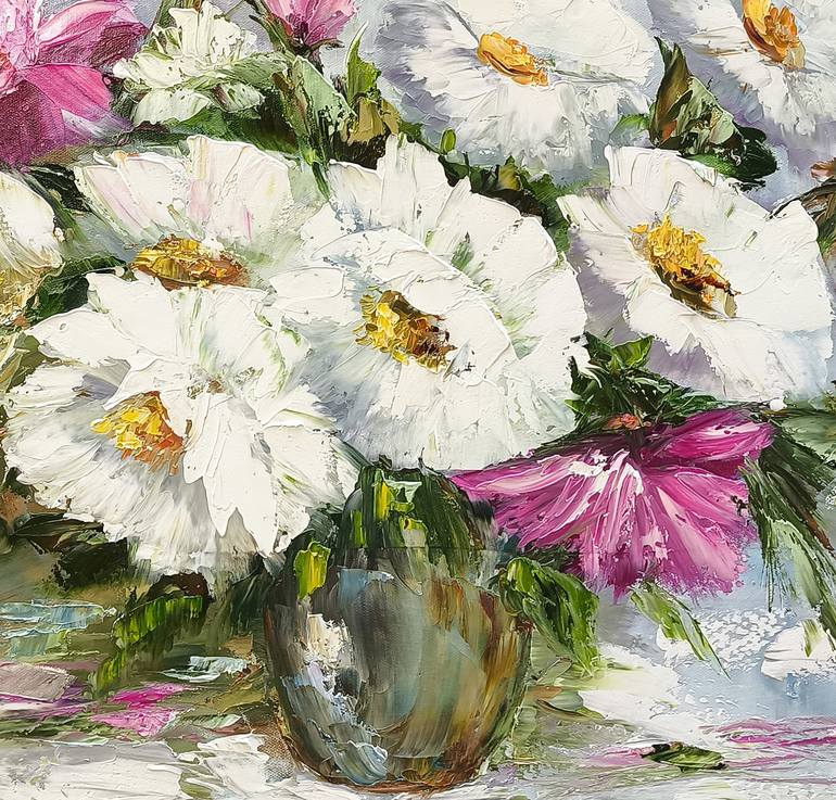 Original Impressionism Floral Painting by Narinart Armgallery