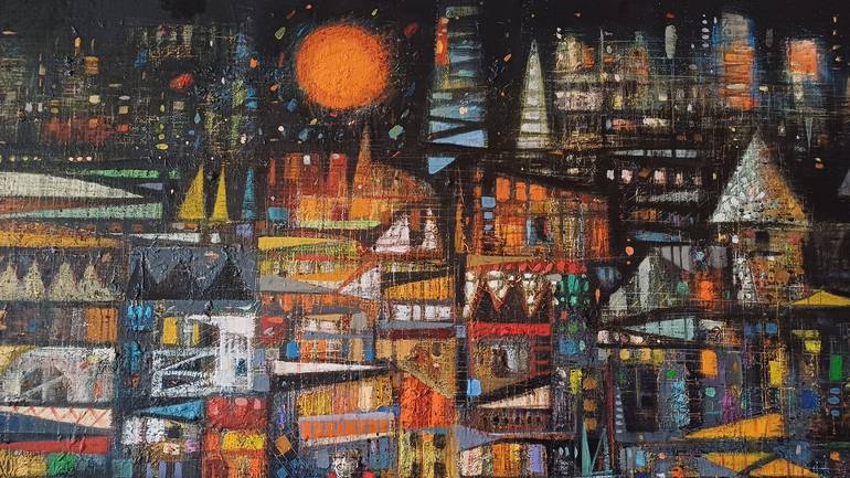 Original Impressionism Cities Painting by Narinart Armgallery