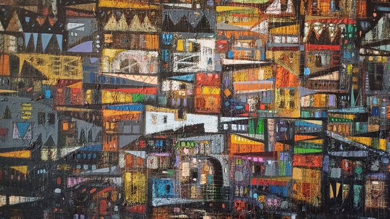 Original Impressionism Cities Painting by Narinart Armgallery