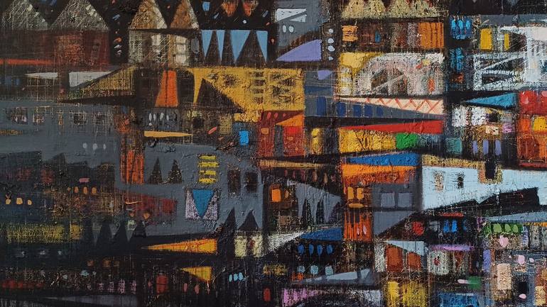 Original Impressionism Cities Painting by Narinart Armgallery