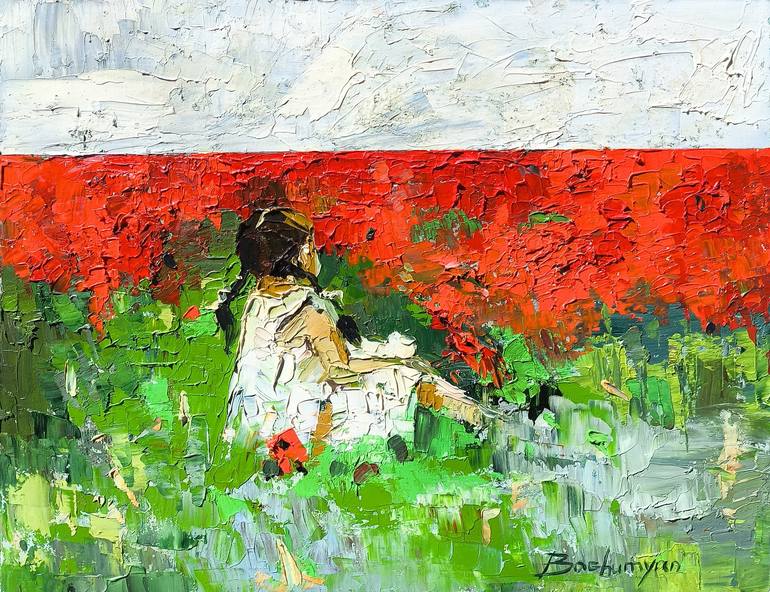 Original Impressionism Botanic Paintings by Narinart Armgallery