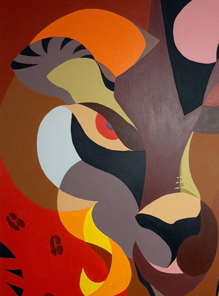Original Abstract Animal Painting by Narinart Armgallery