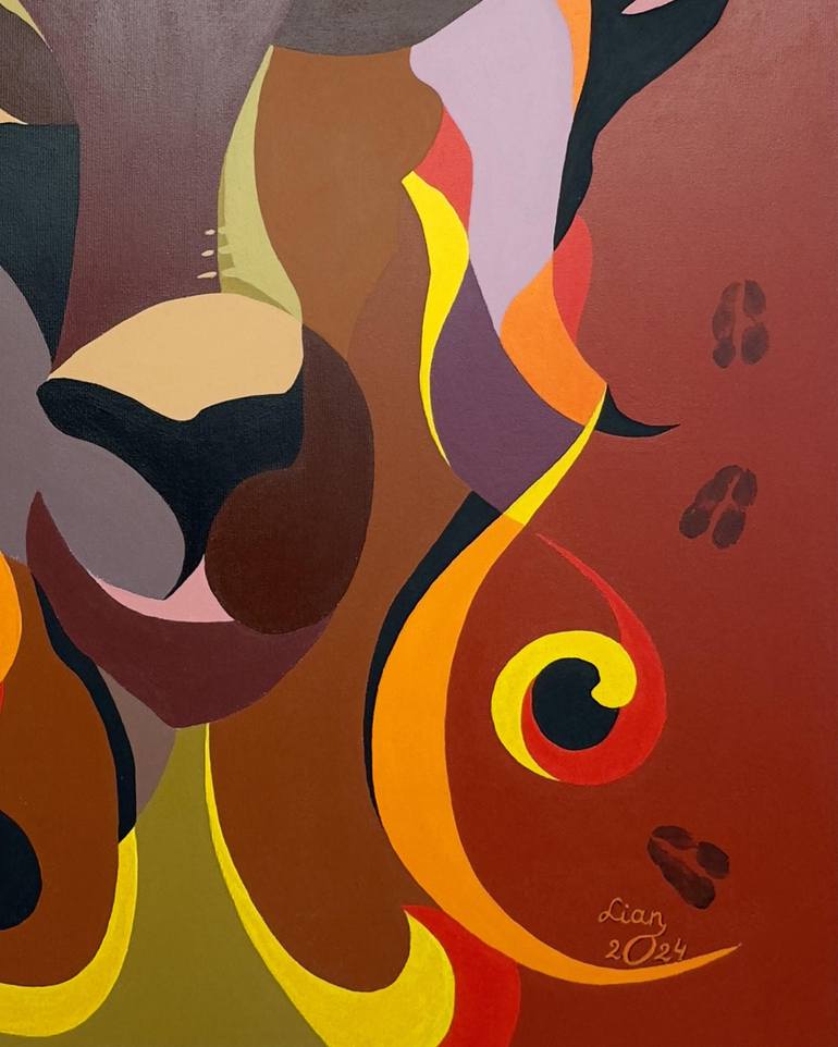 Original Abstract Animal Painting by Narinart Armgallery