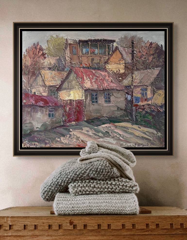 Original Impressionism Rural Life Painting by Narinart Armgallery