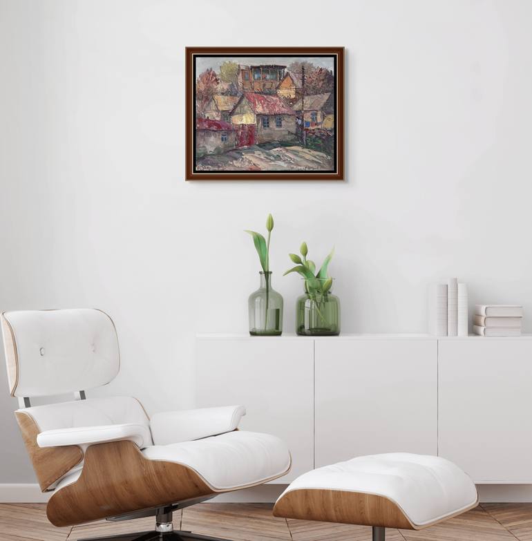 Original Impressionism Rural Life Painting by Narinart Armgallery