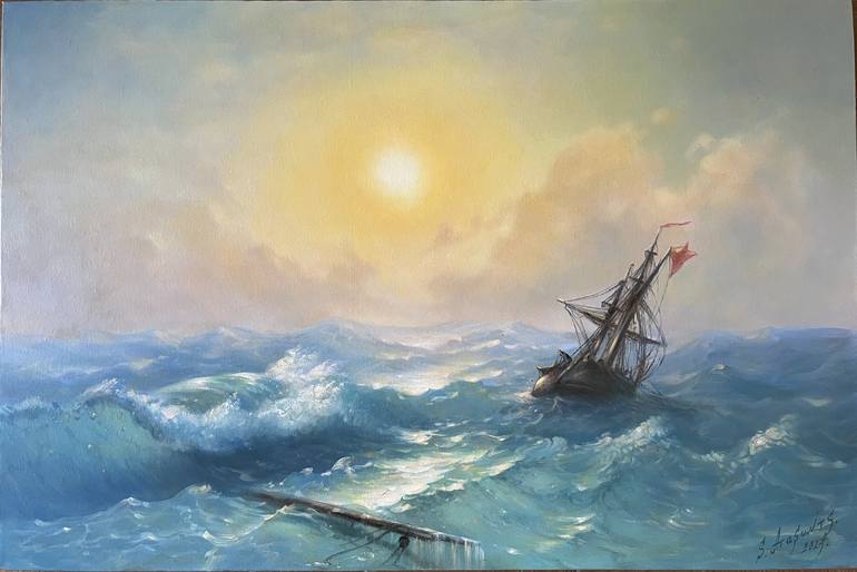Original Impressionism Seascape Paintings by Narinart Armgallery