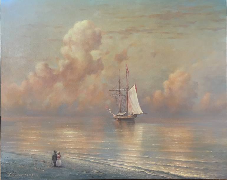 Original Impressionism Seascape Paintings by Narinart Armgallery